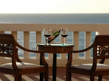 Kamer met terras en zeezicht - Villa las Tronas - Sardinië 
